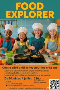 APEME, Centre aéré à Fey pour les 6-12 ans, du 30 juin au 4 juillet 2025, Fr. 230.- inscriptions www.lafabriquedesreves.org
